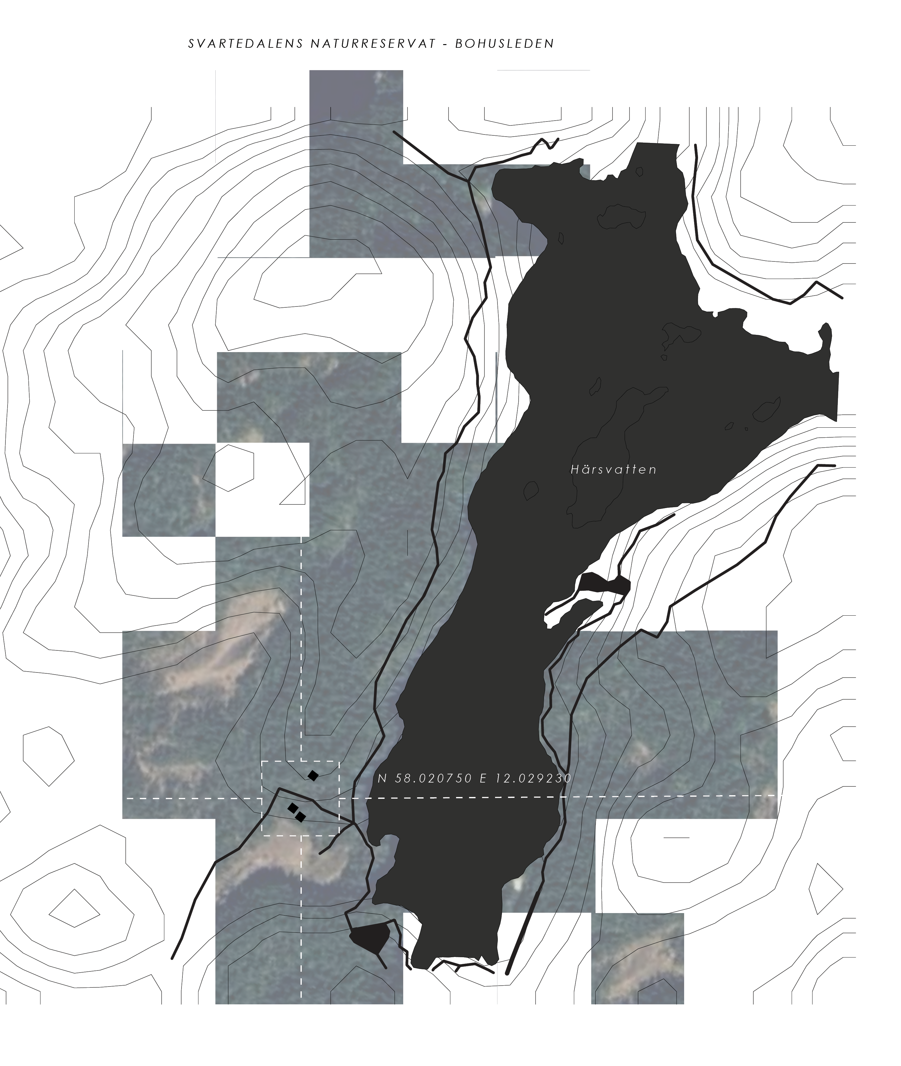 Kollage , Placering vindskydden